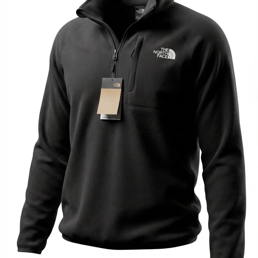 The North Face Canyonland Fleece Men's Black Pullover size Medium NWT